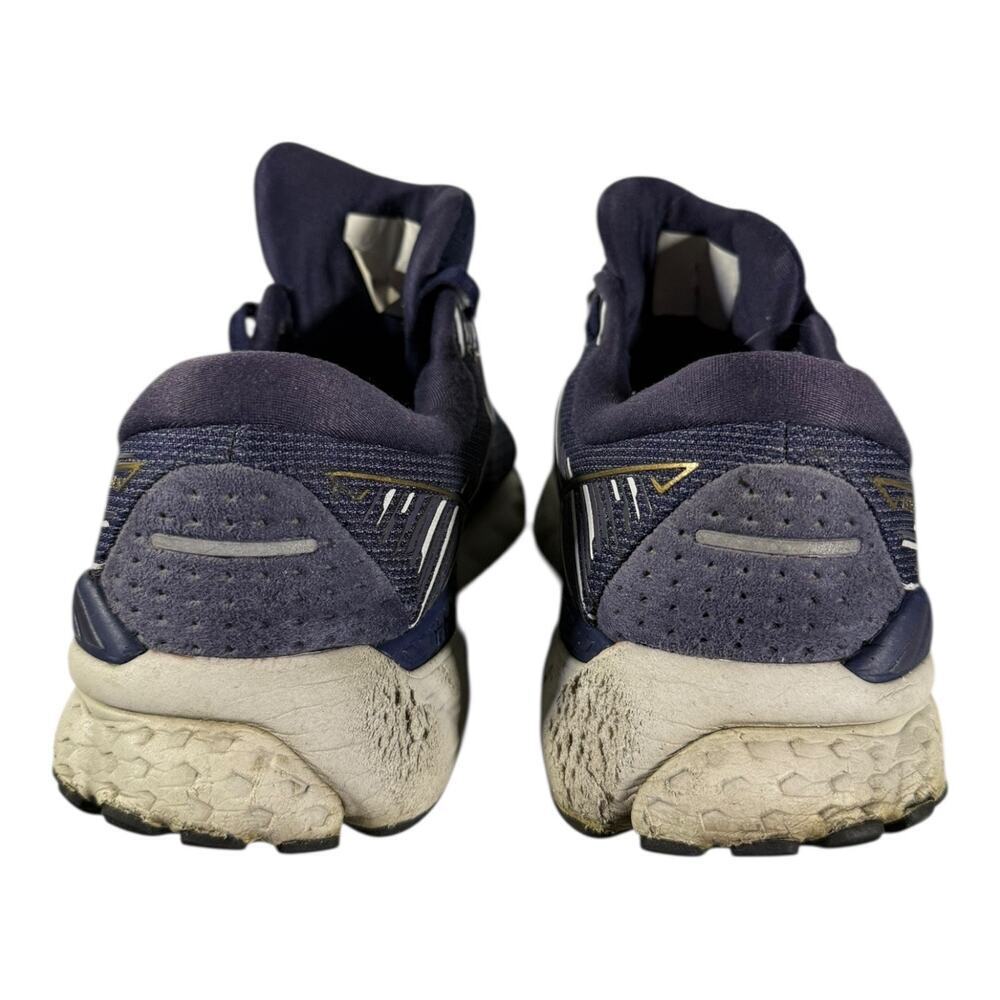 Brooks Adrenaline GTS 19 Men's Size 10.5 Running Sneakers Navy Gold - Picture 5 of 9